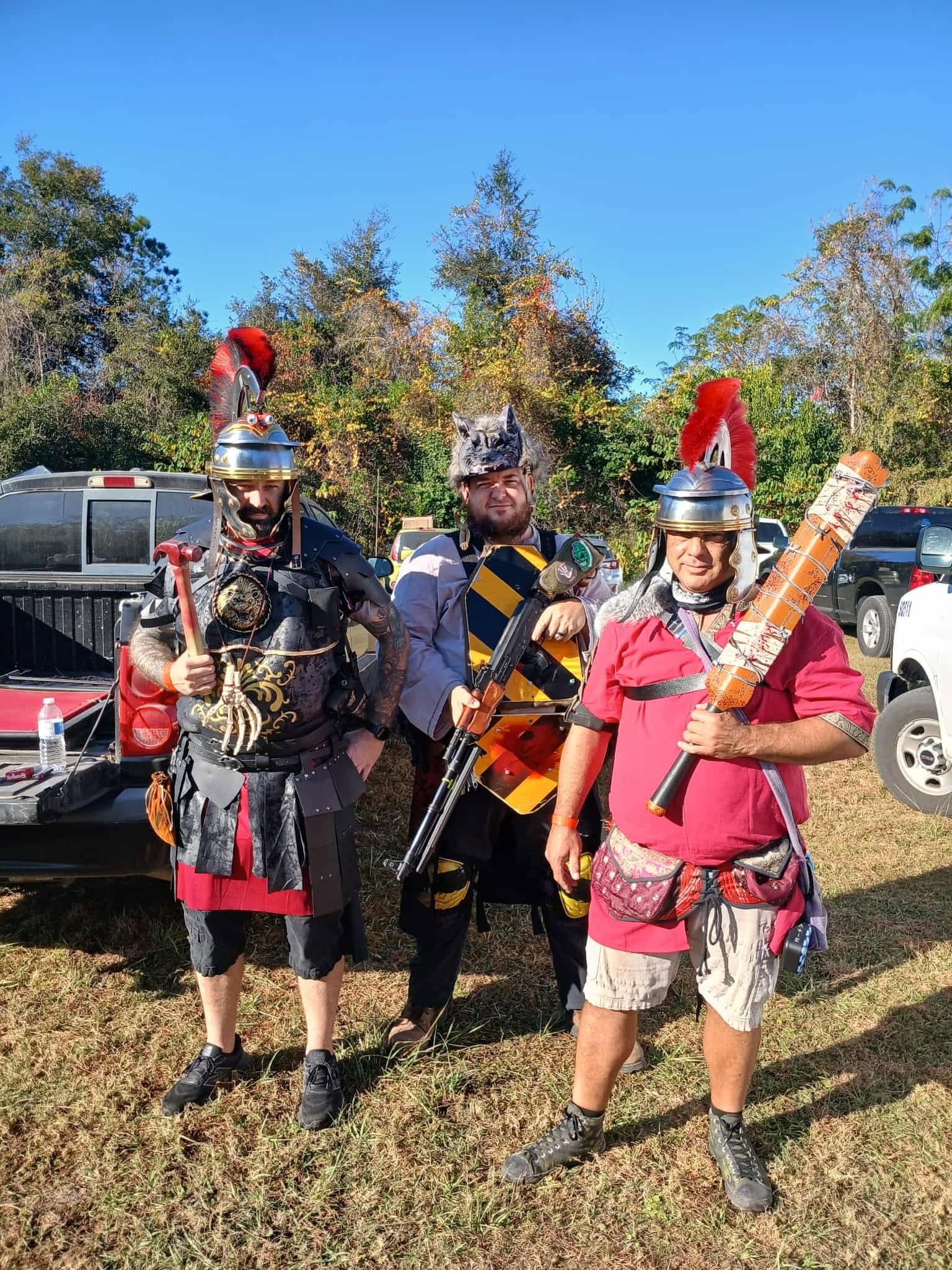 Legion soldiers posing at a MindGame Productions event