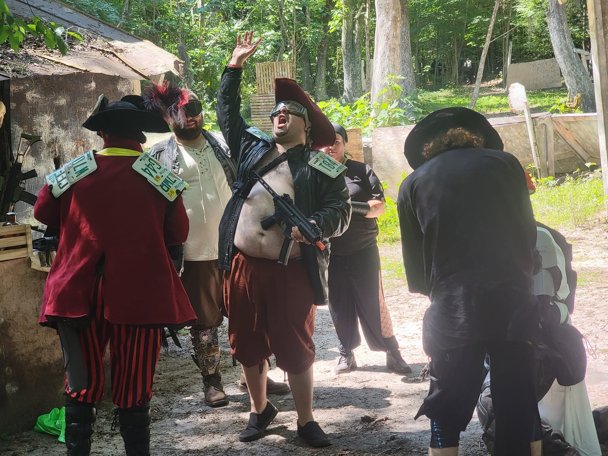 Ravagers of the Silver Cove assembled at a MindGame Productions event