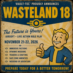 Wasteland 18 event poster